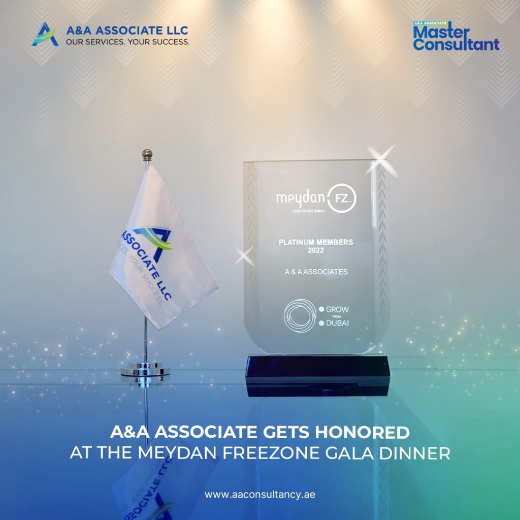 A&A Associate gets honored at the Meydan Freezone Gala